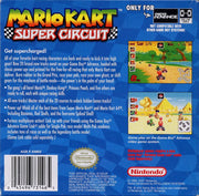 Mario Kart: Super Circuit | Game Boy Advance | back cover | region=North America | source-country=United States | zypher-v2 | moby-1868bdfe9f71 | Data by MobyGames.com