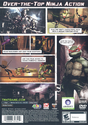 
TMNT | PlayStation 2 | back cover | Data by MobyGames.com
