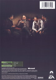 The Godfather (Limited Edition) | Xbox | back cover | region=North America | source-country=United States | zypher-v2 | moby-6e5571b4af57 | Data by MobyGames.com