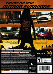 
Need for Speed: Undercover | Xbox 360 | back cover | Data by MobyGames.com
