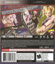 
Lollipop Chainsaw | PlayStation 3 | back cover | Data by MobyGames.com