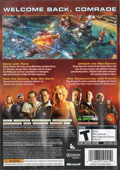 
Command & Conquer: Red Alert 3 | Xbox 360 | back cover | Data by MobyGames.com