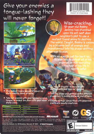 
Scaler | Xbox | back cover | Data by MobyGames.com