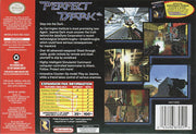 
Perfect Dark | Nintendo 64 | back cover | Data by MobyGames.com