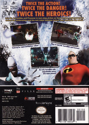 
The Incredibles: Rise of the Underminer | GameCube | back cover | Data by MobyGames.com