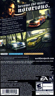 Need for Speed: Most Wanted 5-1-0 | PSP | back cover | region=North America | source-country=United States | zypher-v2 | moby-97087f7c5edb | Data by MobyGames.com