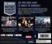 
X-Men: Mutant Academy | PlayStation | back cover | Region: North America | source-country=United States | Data by MobyGames.com