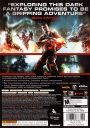 
Wolfenstein | Xbox 360 | back cover | Data by MobyGames.com
