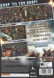 
Dead Rising | Xbox 360 | back cover | Region: North America | source-country=United States | Data by MobyGames.com