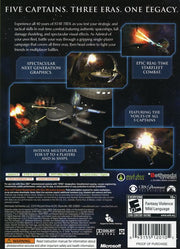 Star Trek: Legacy | Xbox 360 | back cover | region=North America | source-country=United States | zypher-v2 | moby-5e2ae3cbf8c2 | Data by MobyGames.com
