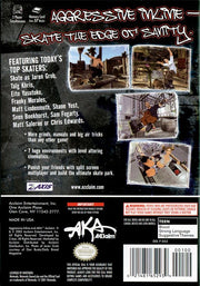Aggressive Inline | GameCube | back cover | region=North America | source-country=Canada,Mexico,Other,United States | zypher-v2 | moby-bc48468ac089 | Data by MobyGames.com