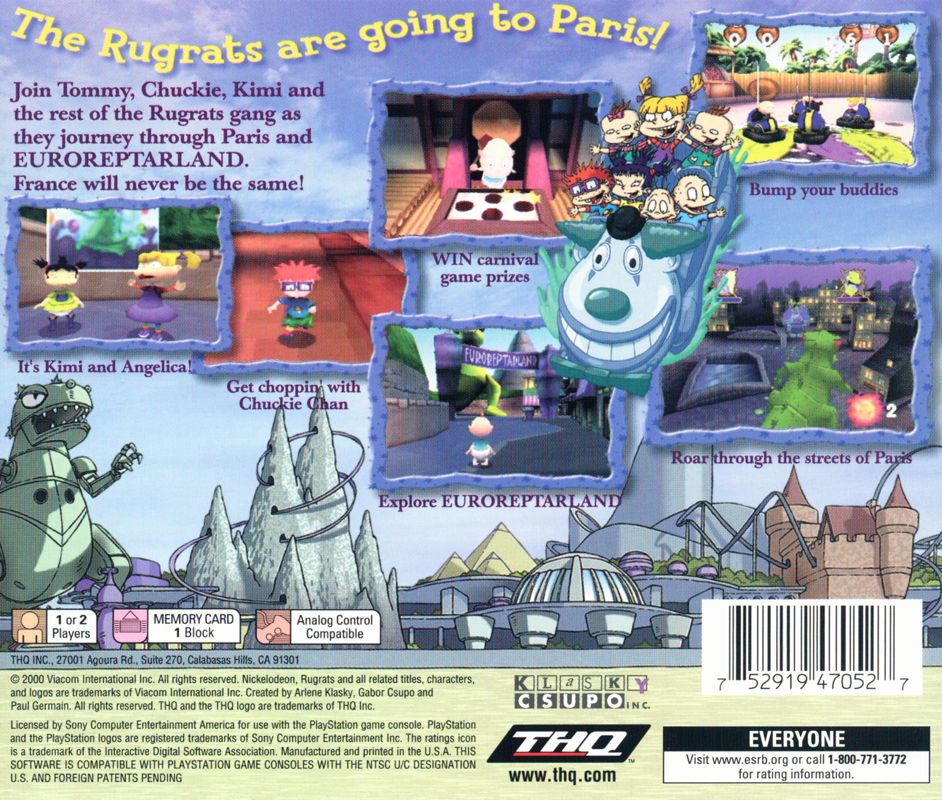 Rugrats in Paris: The Movie | PlayStation | back cover | region=North America | source-country=United States | zypher-v2 | moby-1373bd2ddf24 | Data by MobyGames.com