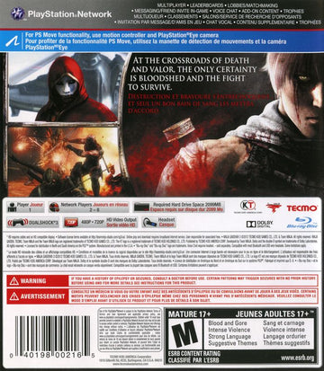 
Ninja Gaiden 3 | PlayStation 3 | back cover | Data by MobyGames.com