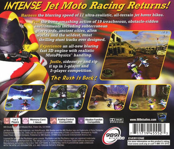 Jet Moto 3 | PlayStation | back cover | region=North America | source-country=United States | zypher-v2 | moby-958389572808 | Data by MobyGames.com