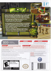 Army Men: Soldiers of Misfortune | Wii | back cover | region=North America | source-country=Canada,United States | zypher-v2 | moby-47577fba04de | Data by MobyGames.com