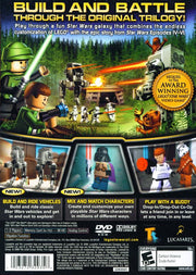 
LEGO Star Wars II: The Original Trilogy | PlayStation 2 | back cover | Region: North America | source-country=United States | Data by MobyGames.com