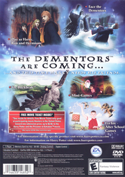 Harry Potter and the Prisoner of Azkaban | PlayStation 2 | back cover | region=North America | source-country=United States | zypher-v2 | moby-399957c7ad32 | Data by MobyGames.com