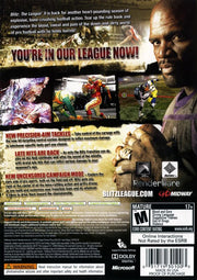 
Blitz: The League II | Xbox 360 | back cover | Data by MobyGames.com