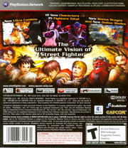 
Super Street Fighter IV | PlayStation 3 | back cover | Data by MobyGames.com