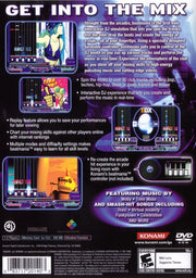 
beatmania | PlayStation 2 | back cover | Data by MobyGames.com