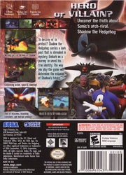 Shadow the Hedgehog | GameCube | back cover | region=North America | source-country=United States | zypher-v2 | moby-4b77c6e0e594 | Data by MobyGames.com