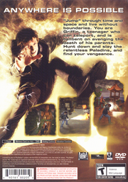 
Jumper: Griffin's Story | PlayStation 2 | back cover | Data by MobyGames.com