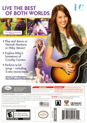 Hannah Montana: The Movie | Wii | back cover | region=North America | source-country=United States | zypher-v2 | moby-be1f5e6ef616 | Data by MobyGames.com