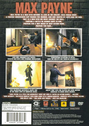 
Max Payne | PlayStation 2 | back cover | Data by MobyGames.com