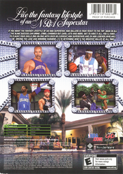 
NBA Ballers | Xbox | back cover | Data by MobyGames.com
