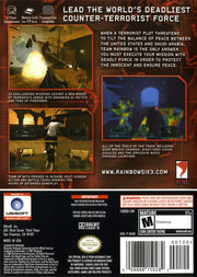 
Tom Clancy's Rainbow Six 3 | GameCube | back cover | Data by MobyGames.com