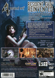 
Resident Evil 4 | PlayStation 2 | back cover | Data by MobyGames.com