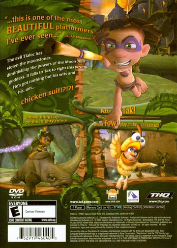 
Tak and the Power of Juju | PlayStation 2 | back cover | Data by MobyGames.com