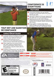Tiger Woods PGA Tour 08 | Wii | back cover | region=North America | source-country=Canada,Mexico,Other,United States | zypher-v2 | moby-50609234889e | Data by MobyGames.com