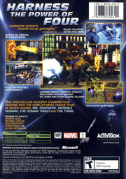 
Fantastic 4 | Xbox | back cover | Data by MobyGames.com