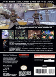 
TimeSplitters 2 | GameCube | back cover | Data by MobyGames.com