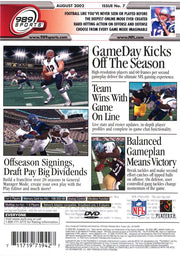 NFL GameDay 2003 | PlayStation 2 | back cover | region=North America | source-country=Canada,United States | zypher-v2 | moby-43f1e684122f | Data by MobyGames.com