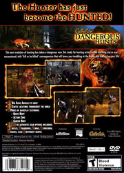 
Cabela's Dangerous Hunts | PlayStation 2 | back cover | Region: North America | source-country=United States | Data by MobyGames.com