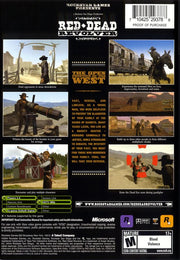 
Red Dead Revolver | Xbox | back cover | Data by MobyGames.com