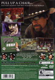 
World Series of Poker | PlayStation 2 | back cover | Region: North America | source-country=United States | Data by MobyGames.com