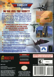
Top Gun: Combat Zones | GameCube | back cover | Data by MobyGames.com
