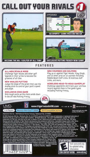 Tiger Woods PGA Tour 06 | PSP | back cover | region=North America | source-country=United States | zypher-v2 | moby-fca85ed1f4e7 | Data by MobyGames.com