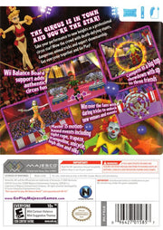 Go Play: Circus Star | Wii | back cover | region=North America | source-country=United States | zypher-v2 | moby-916d561c3cff | Data by MobyGames.com