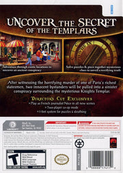 
Broken Sword: Shadow of the Templars - The Director's Cut | Wii | back cover | Data by MobyGames.com