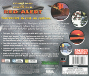 
Command & Conquer: Red Alert | PlayStation | back cover | Region: North America | source-country=United States | Data by MobyGames.com