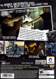 
Tom Clancy's Splinter Cell: Double Agent | PlayStation 2 | back cover | Data by MobyGames.com
