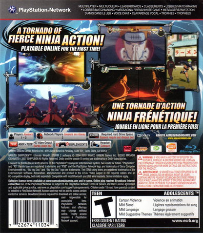 
Naruto Shippuden: Ultimate Ninja Storm 2 | PlayStation 3 | back cover | Data by MobyGames.com