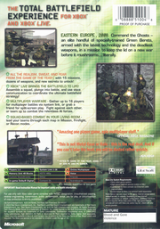 Tom Clancy's Ghost Recon | Xbox | back cover | region=North America | source-country=Canada,United States | zypher-v2 | moby-74e0f855ea0e | Data by MobyGames.com