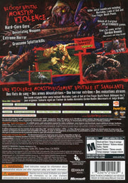 
Splatterhouse | Xbox 360 | back cover | Data by MobyGames.com