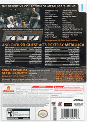 Guitar Hero: Metallica | Wii | back cover | region=North America | source-country=Canada,Mexico,United States | zypher-v2 | moby-a3994a5e94ad | Data by MobyGames.com