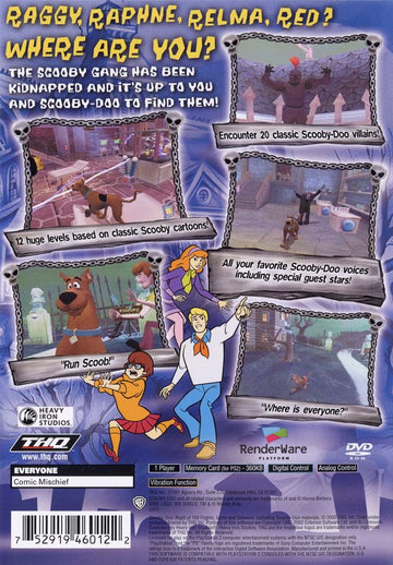
Scooby-Doo!: Night of 100 Frights | PlayStation 2 | back cover | Data by MobyGames.com